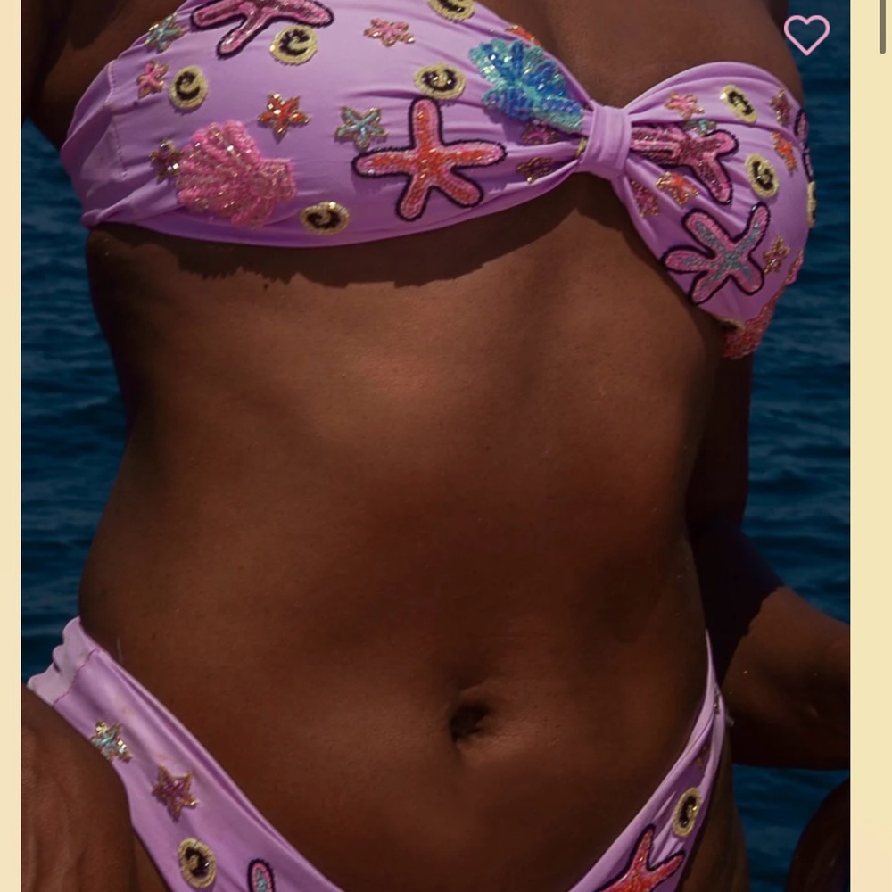 QUINN CLASP CLOSURE LILAC BIKINI TOP